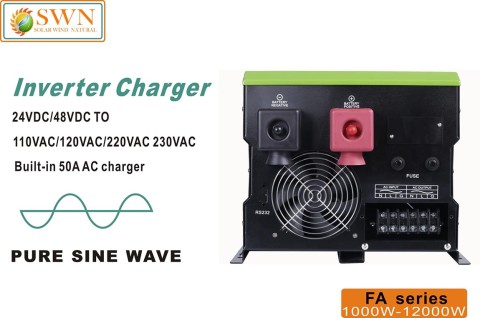 5000VA 7000VA 48VDC hot sale pure sine wave DC to AC power inverter